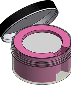 MC-316SWF : Complete Wafer Jar Assembly for 3" Wafers 2.25" Deep