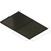 MC-2500C Hinged Conductive ESD Box, 0.50 × 8.125 × 6.25 inches - Image 2