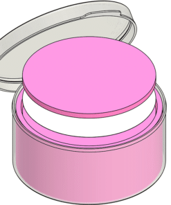 Horizontal Wafer Shipper MC-603SWF – Complete Wafer Jar Assembly for 6" Wafers
