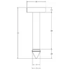 MC-0550WHITE : Long Bulb Pin - Image 2