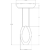 MC-2000WHITE : White Nylon Eyelet Pin - Image 2