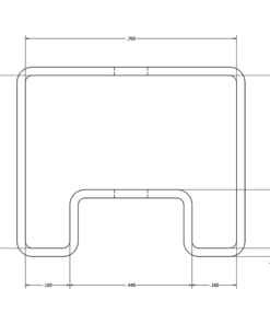 Alternative view of MC-274/AS Large Opto Antistatic Plastic IC Shipping Tube