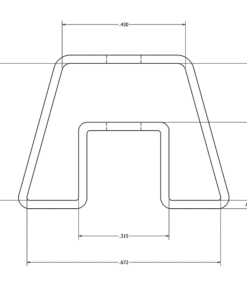 Alternative view of MC-400HAS 400 Mil DIP Anti Static Plastic IC Shipping Tubes