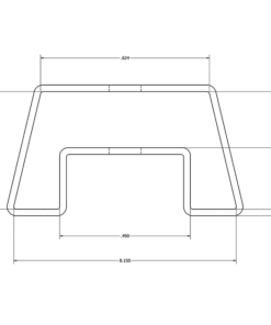 Alternative view of MC-600HAS 600 Mil DIP Anti Static Plastic IC Shipping Tubes