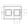 MC-76113 Conductive Tray Insert for 28mm x 28mm QFP - Image 2