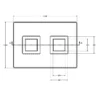 MC-76120 Conductive Tray Insert for 19mm x 19mm QFP - Image 2