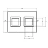 MC-76121 Conductive Tray Insert for 24mm x 24mm PQFP - Image 2