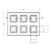 MC-76130 Conductive Tray Insert for 14mm x 14mm QFP - Image 2