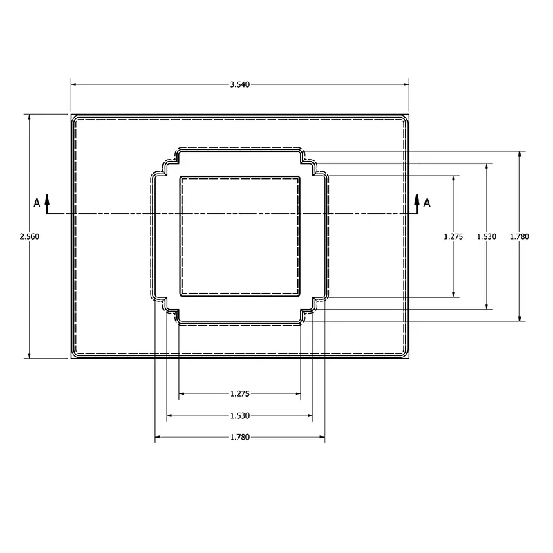 MC-76142 Conductive Tray Insert for 34mm x 34mm QFP - Image 2