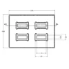MC-76161 Conductive Tray Insert for 48 Lead TSOP - Image 2