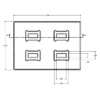 MC-76171 Conductive Tray Insert for 32 Lead TSOP - Image 2