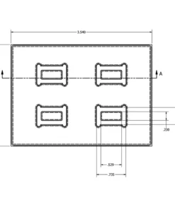 MC-76171 Conductive Tray Insert for 32 Lead TSOP - Image 2