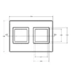 MC-76302 Conductive Tray Insert for 24mm x 24mm QFP - Image 2