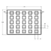 MC-76329 Conductive Tray Insert for 20 Lead SOIC - Image 2