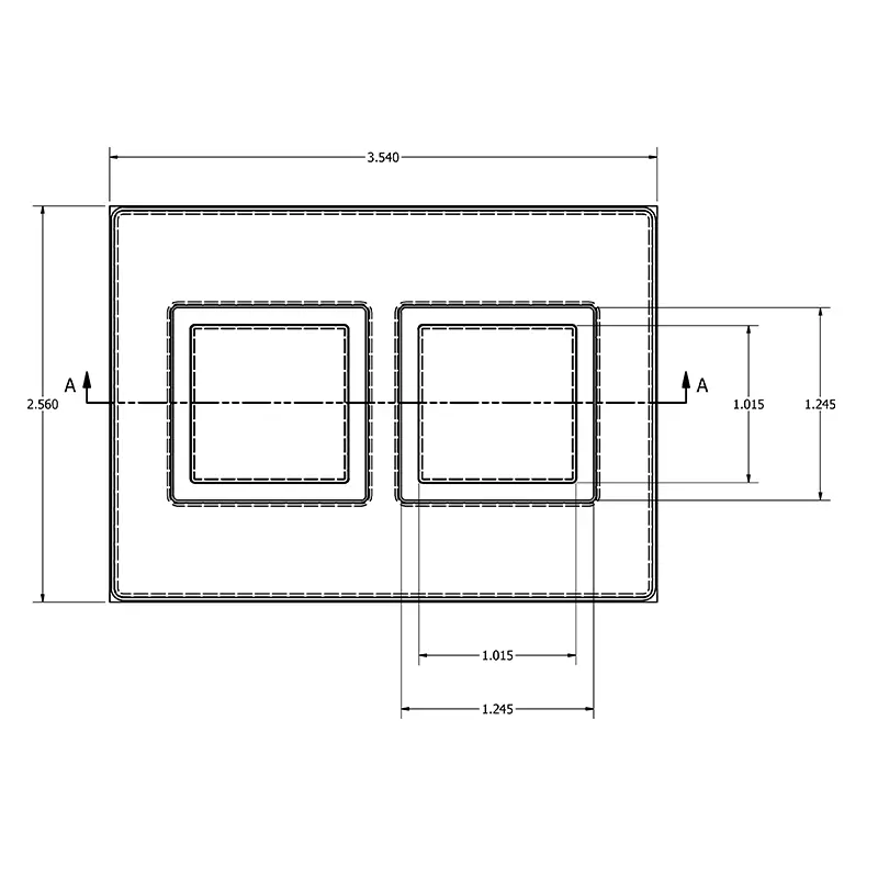 MC-76332 Conductive Tray Insert for 132 Lead CQFP - Image 2