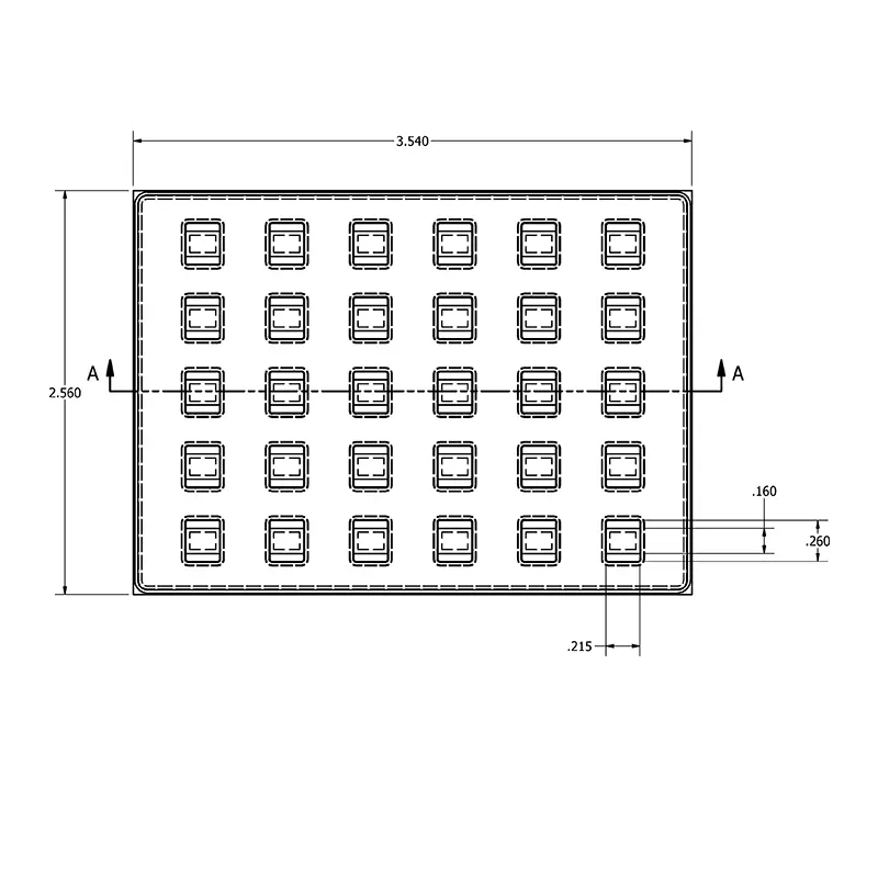MC-76337 Conductive Tray Insert for 16 Lead TSSOP - Image 2