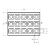 MC-76338 Conductive Tray Insert for 28 Lead PLCC - Image 2