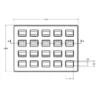 MC-76339 Conductive Tray Insert for 28 Lead SSOP - Image 2