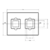 MC-76343 Conductive Tray Insert for 68 Lead PLCC - Image 2