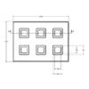 MC-76359 Conductive Tray Insert for 80 Lead Thin PQFP - Image 2
