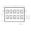 MC-76365 Conductive Tray Insert for 8mm x 14mm TSOP - Image 2