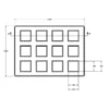 MC-76366 Conductive Tray Insert for 13mm x 13mm BGA - Image 2