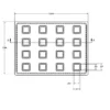 MC-76391 Conductive Tray Insert for 8mm x 8mm x 1.7mm BGA - Image 2