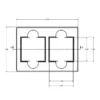 MC-76408 Conductive Tray Insert for 35mm x 35mm LGA - Image 2