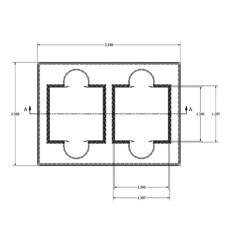 MC-76408 Conductive Tray Insert for 35mm x 35mm LGA - Image 2