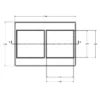 MC-76502 Conductive Tray Insert for 40mm x 40mm BGA - Image 2