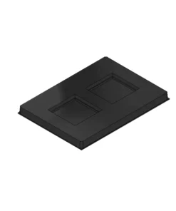 MC-76504 Conductive Tray Insert for 27mm x 27mm BGA – Durable and reusable ESD packaging solution.