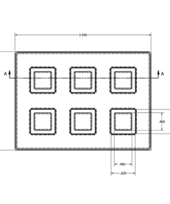 MC-76508 Conductive Tray Insert for 14mm x 14mm x 1.0mm TQFP - Image 2
