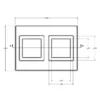 MC-76509 Conductive Tray Insert for 32mm x 32mm x 3.4mm PQFP - Image 2