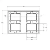 MC-76605 Conductive Tray Insert for 27mm x 20mm BGA - Image 2
