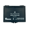 MC-803C Conductive ESD Box with printed bottom, designed for secure static protection and easy identification of sensitive electronic components.