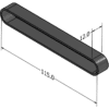 Conductive Rubber Band MC-CRB10 used for static protection in sensitive environments.