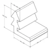 MC-0055-01RED : 220 Mil SSOP Red End Stop Plug - Image 3