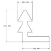 MC-0055-01RED : 220 Mil SSOP Red End Stop Plug - Image 2