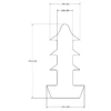 MC-0065-01 : 525 SOP Black End Plug - Image 2