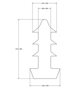 Alternative view of MC-0065-01 : 525 SOP Black End Plug