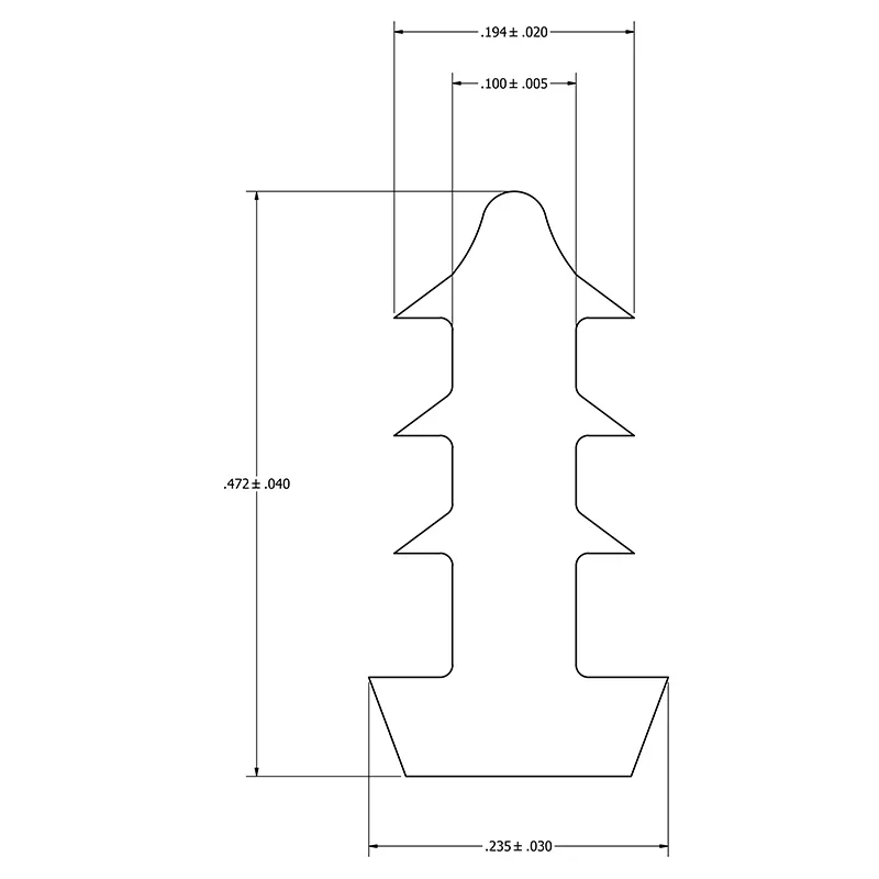 MC-0065-01 : 525 SOP Black End Plug - Image 2
