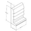 MC-0110-01 : 220 Mil TSSOP Black End Plug - Image 3