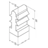 MC-150SSOPBEP : 150 Mil SSOP Black End Plug - Image 3
