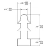 MC-150SSOPBEP : 150 Mil SSOP Black End Plug - Image 2