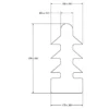 MC-2032LCCBEP : 170 Mil Black End Plug - Image 2