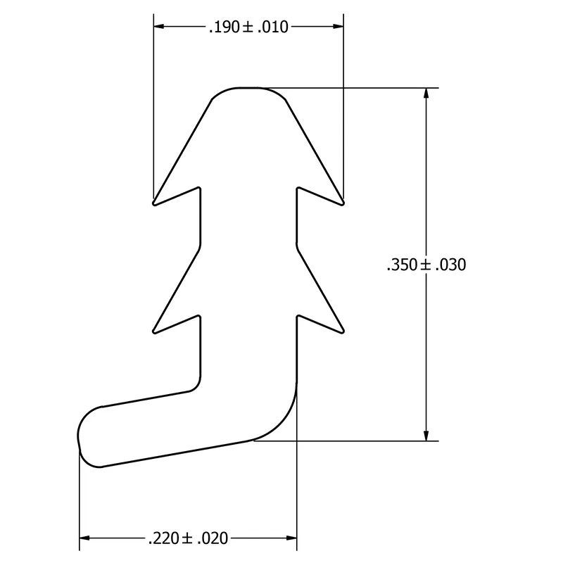 MC-300SOICBEP : 300 Mil SOIC Black End Plug - Image 2