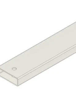Antistatic Shipping Tube MC-44PLCC/AS for 44 lead PLCC devices, offering secure ESD protection during transport.