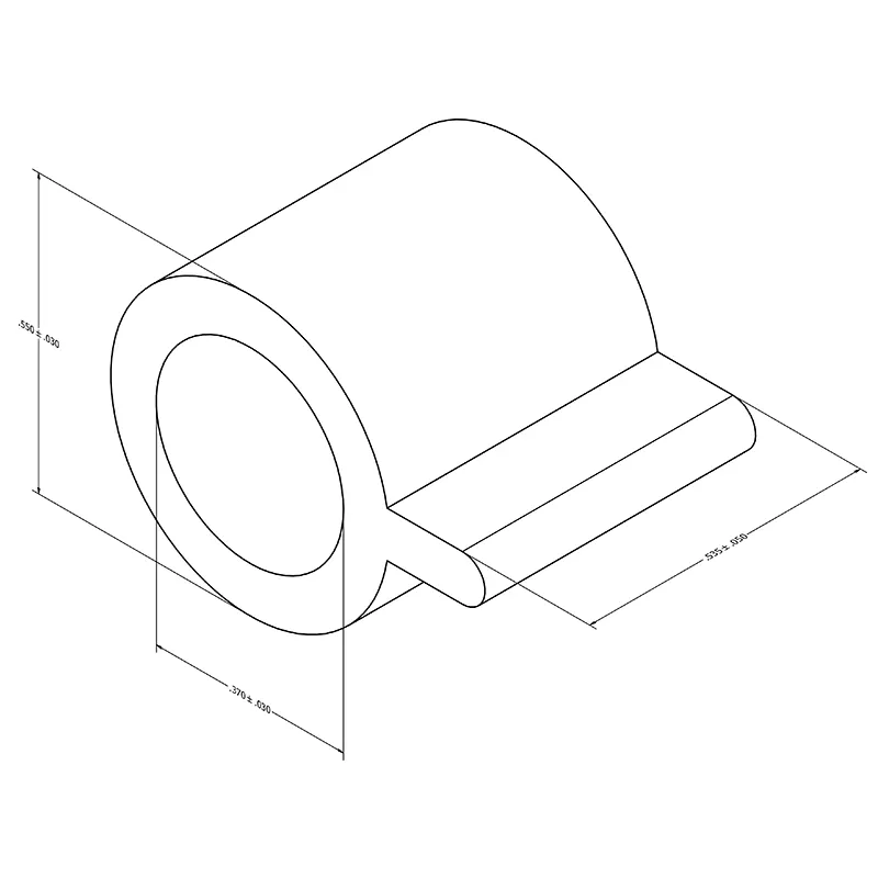 MC-650BEP : 650 Mil Black End Plug - Image 3