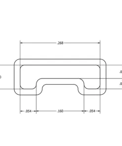 Alternative view of MC-0606TSSOP95 4.4mm TSSOP Anti Static Plastic IC Shipping Tubes