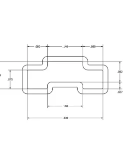Alternative view of MC-150SOP95 150 Mil SOP Anti Static Plastic IC Shipping Tubes